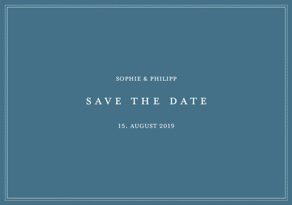 Daphnis und Chloe – Save The Date