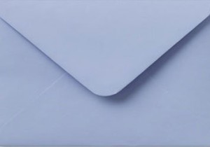Briefumschlag Babyblau